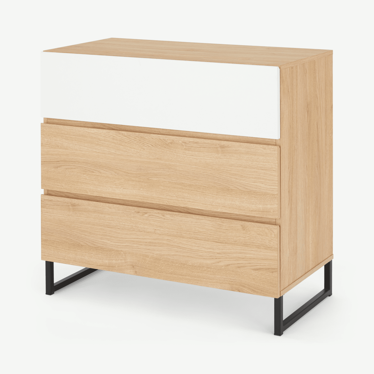 524af3fd4202dbc47289ccea44b61377bec2a13b_COD002HOPWHT_UK_MADE_Essentials_Hopkins_Chest_Drawers_Oak_Effect_White_ar1_1_LB01_PS.png Hopkins ladekast, eikeneffect en wit