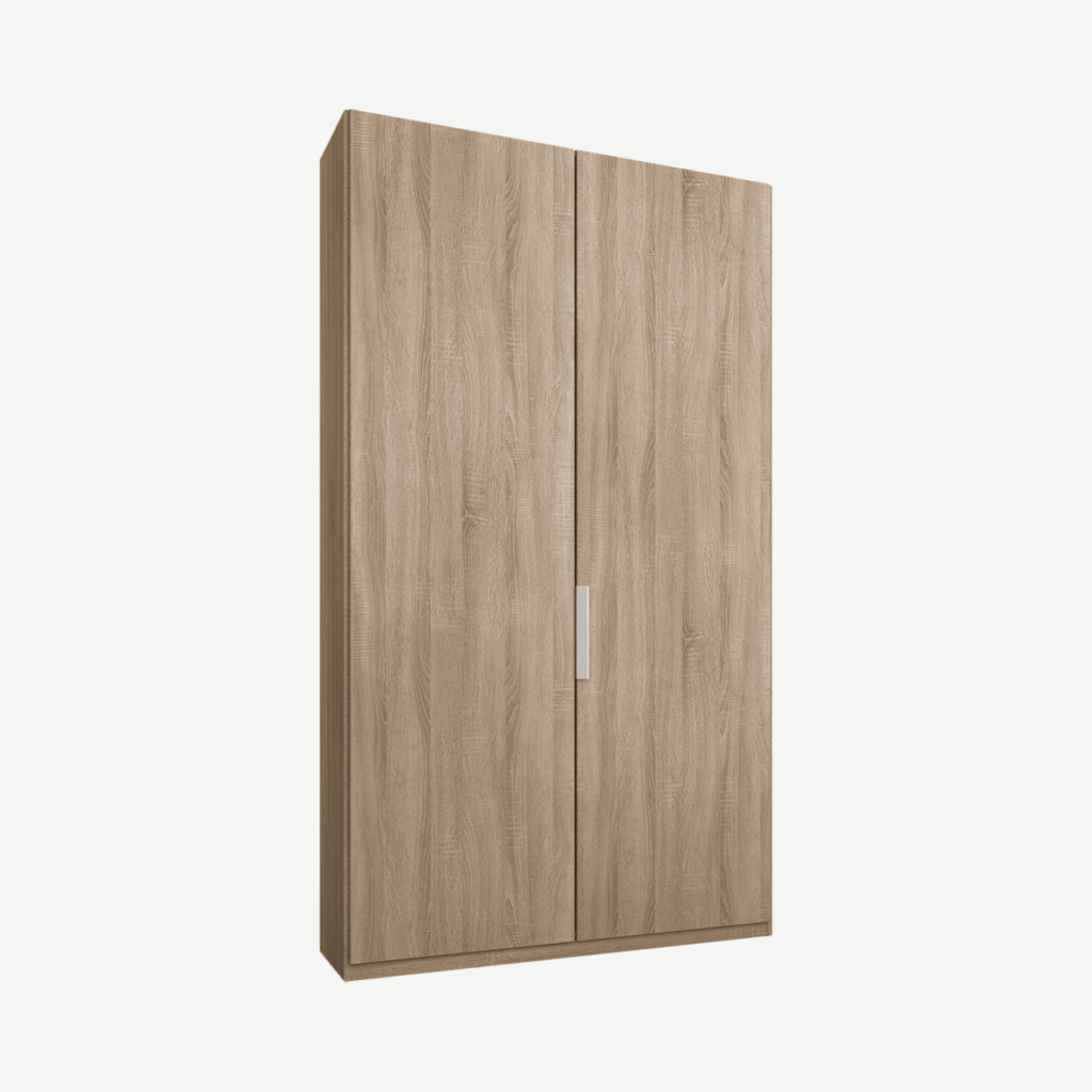 Grafietgrijze Kledingkast S90 - 2 Deuren, 2 Lades, 4 Planken Zelfmontage Mat Afwerking Grafietgrijze Kledingkast S90 - 2 Deuren, 2 Lades, 4 Planken Zelfmontage Mat Afwerking
