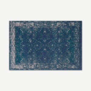 Yolanda Perzisch vloerkleed, 160 x 230 cm, groenblauw