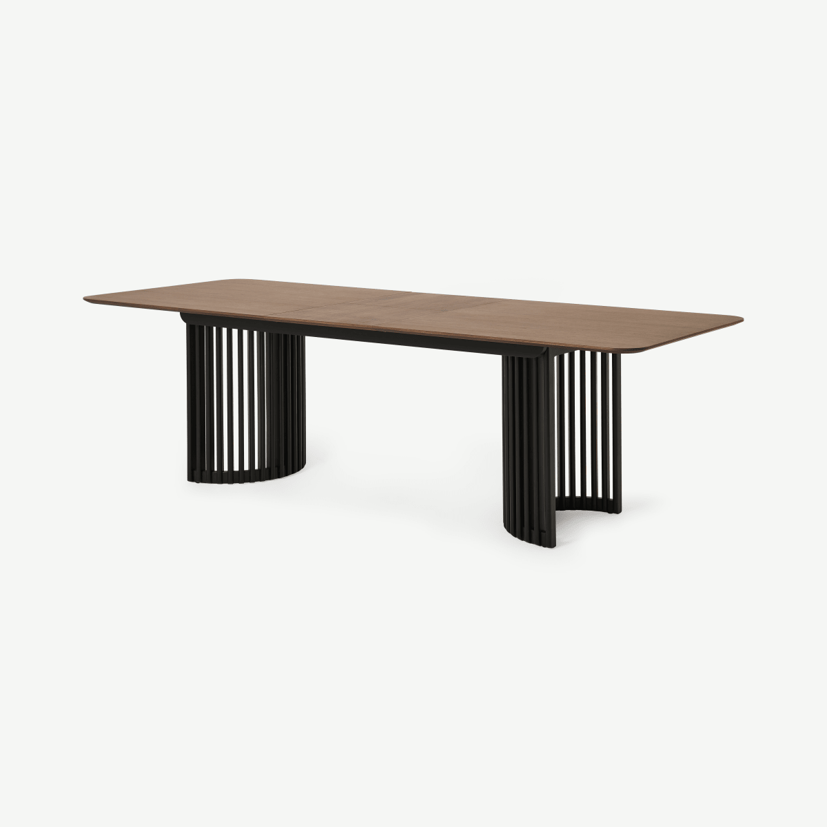 7f48fcf25ecff6ddc11f700223a7e6c2ca60155b_TBLZGA011WAL_UK_Zaragoza_6_8_Seat_Extending_Dining_Table_Walnut_Charcoal_Black_ar1_1_LB01_PS.png Zaragoza 6-10 persoons uitschuifbare eettafel, walnoothout en houtskoolzwart