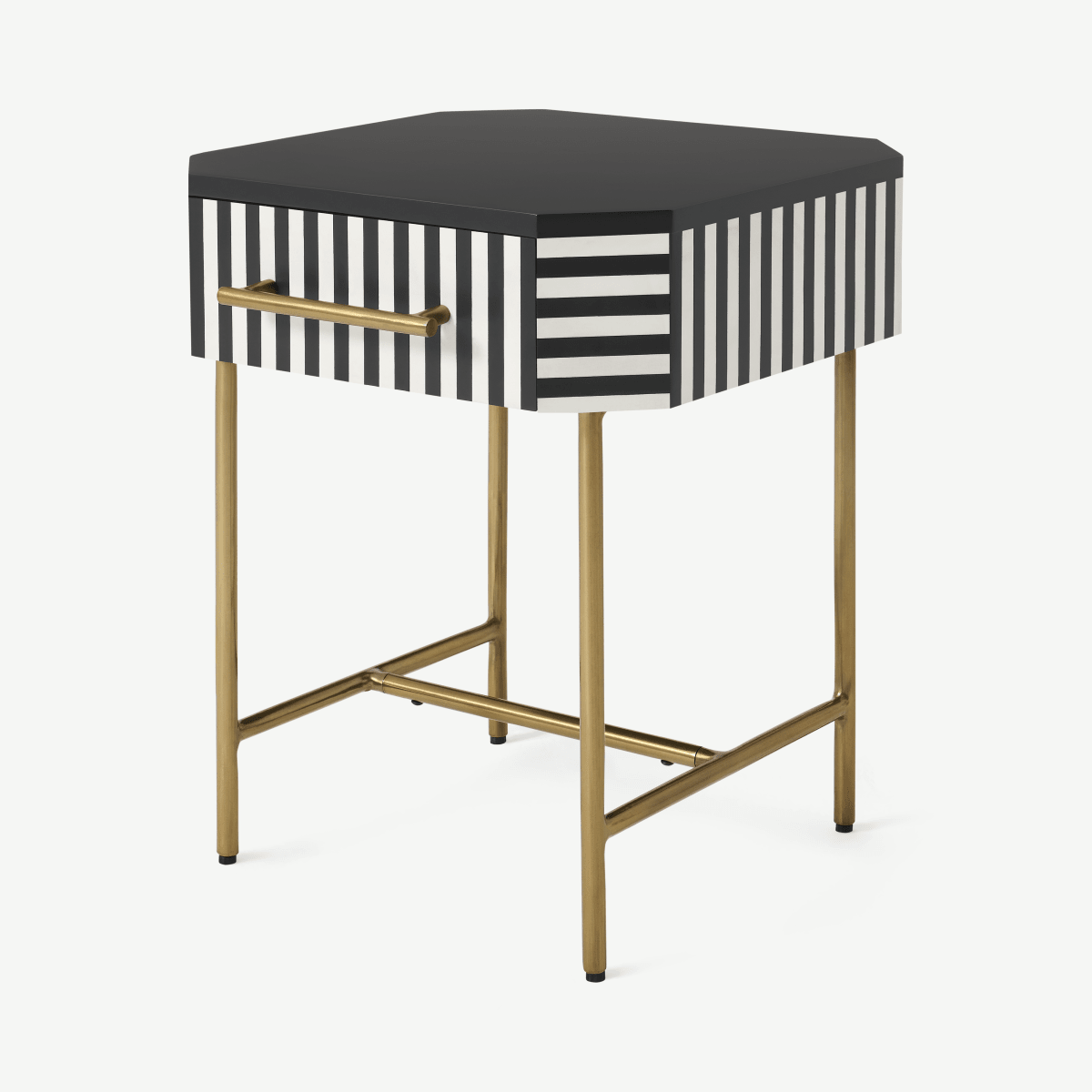 91112c75cf23fa971b653f253fe3f17006070f5b_STBNOO004BLK_UK_Noorali_Bedside_Table_Black_White_Resin_ar1_1_LB01_PS.png Noorali nachtkastje, zwart en wit hars