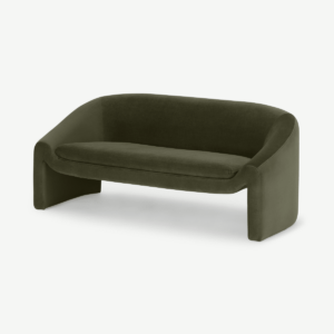 Shona 2 Seater Sofa, Pistachio Green Velvet