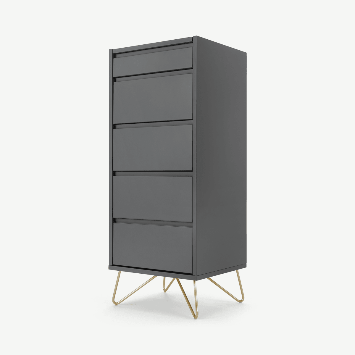 9a0187c97a93c8b20e0e1d613216f67661a008e1_CODELN023GRY_UK_Elona_Vanity_Chest_Drawers_Charcoal_and_Brass_ar1_1_LB01_PS.png Elona make-upladekast, houtskoolgrijs en messing
