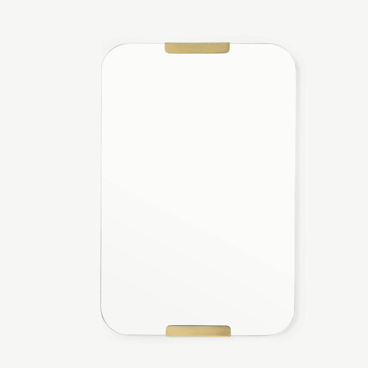 Rurick wandspiegel, 60 x 90 cm, geborsteld messing