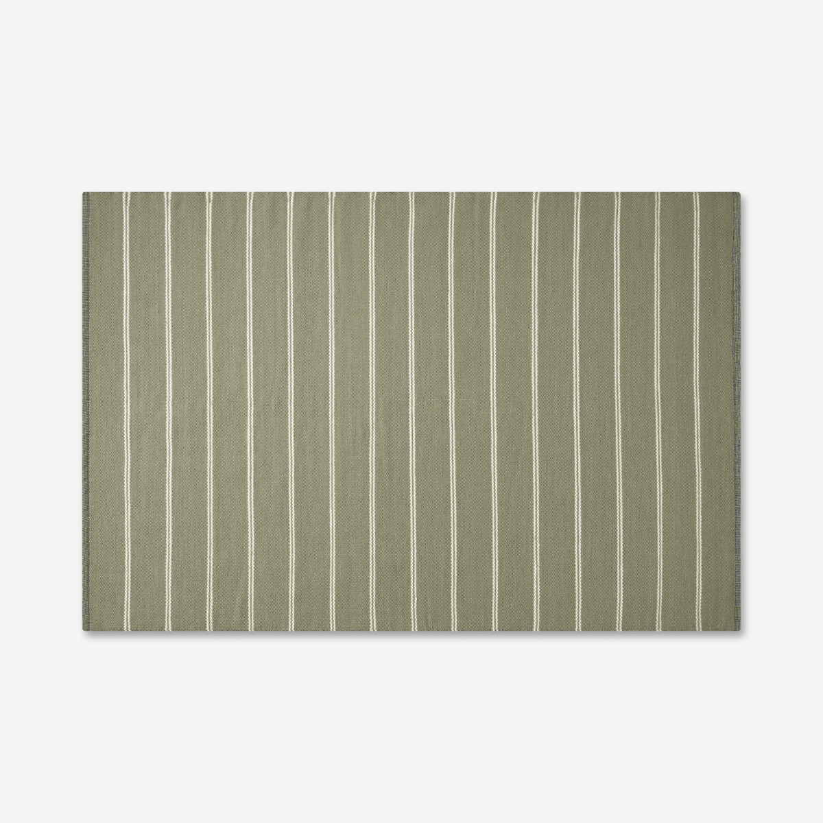 Hemsworth omkeerbaar wollen vloerkleed, groot 160 x 230 cm, lichtgroen en houtskoolgrijs