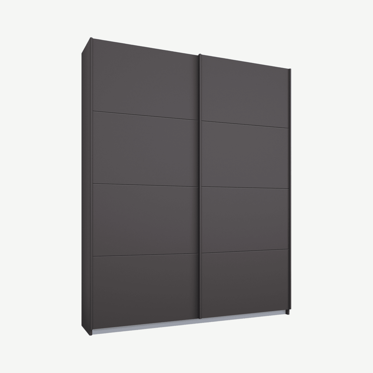 c1e70affc8bc5a48ca871eb8a27adc5978cbcfc2_WDIMAL320GRY_UK_Malix_2_Door_135cm_Sliding_Wardrobe_Graphite_Grey_frame_matte_Graphite_Grey_doo.png Malix tweedeurs kledingkast met schuifdeuren, 135 cm, grafietgrijs frame, mat grafietgrijze deuren, klassiek interieur