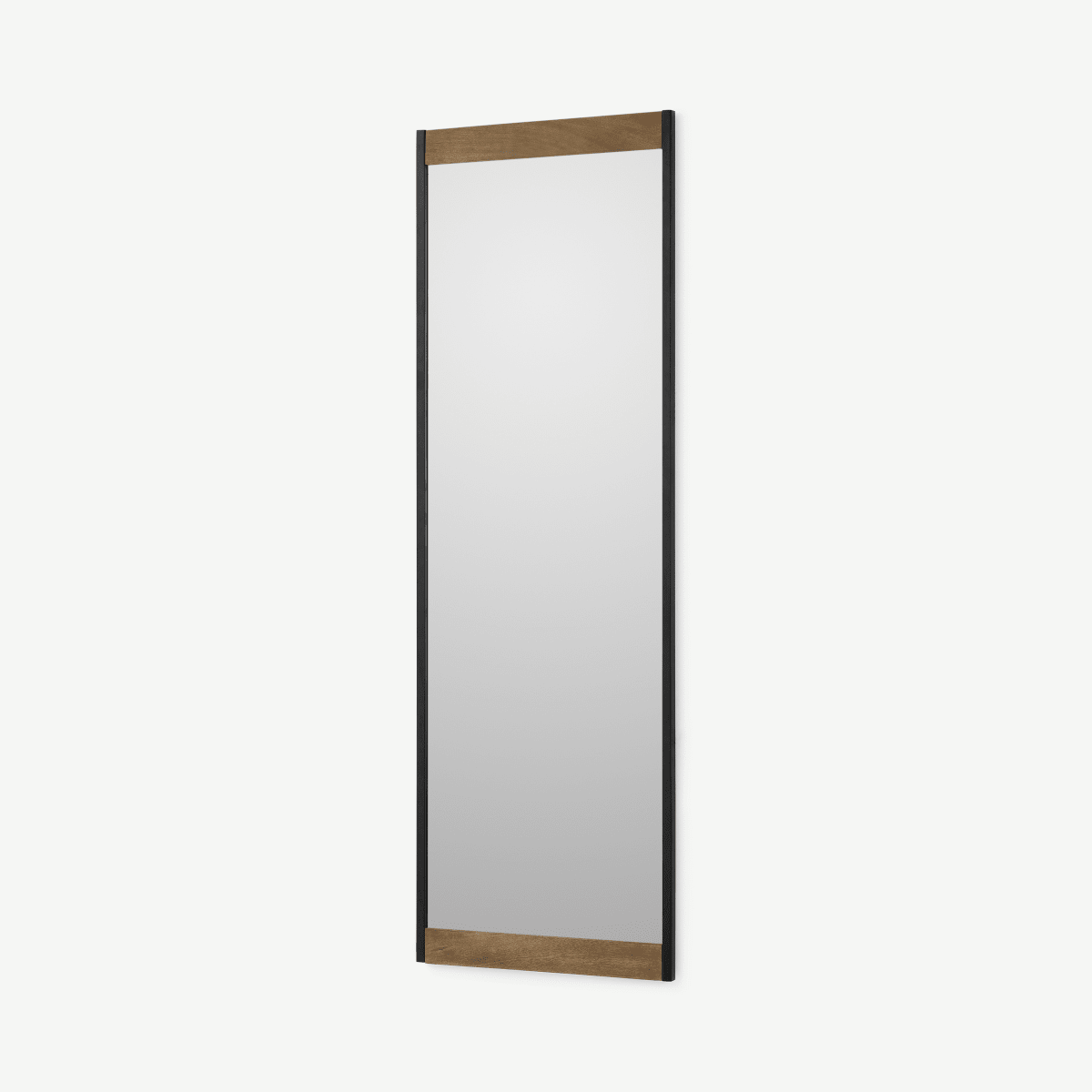 Maxine spiegel, 40 x 120 cm, mangohout en zwart