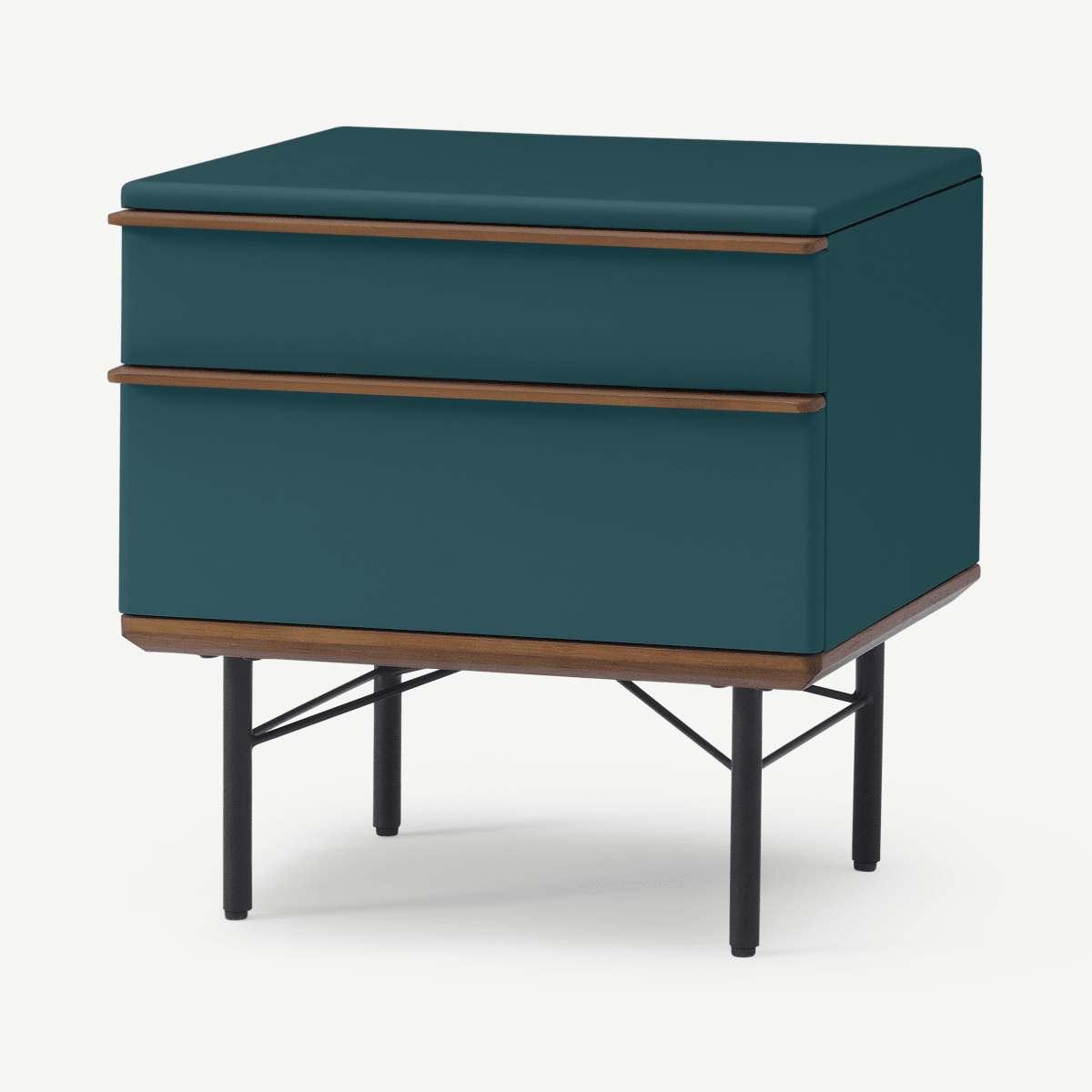 d75994bc27c2f120632a5de0f1e1fac274a34d0f_STBVNC001GRE_UK_Vincent_Bedside_Tables_Petrol_Blue_Walnut_Stain_ar1_1_LB01_PS.png Vincent nachtkastje, petrolblauw en walnootgebeitst