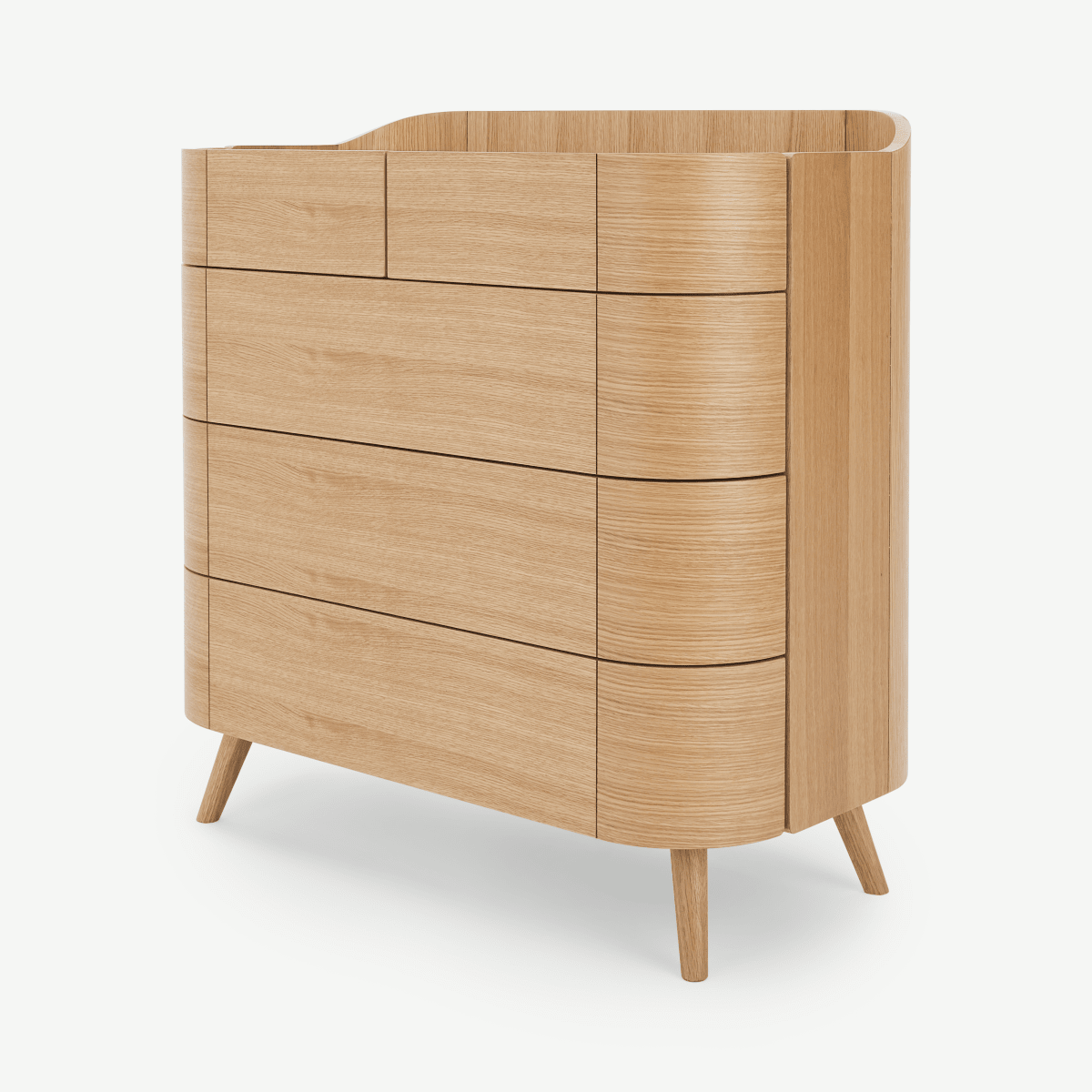 efcbddd412adbb27b0aa8aa30658ad65247967ff_CODADA005OAK_UK_Ada_5_Drawer_Chest_Drawers_Oak_ar1_1_LB01_PS.png Odie ladekast met 5 lades, eiken