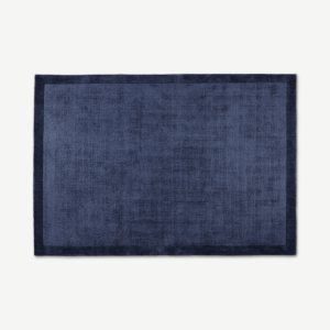 Jago vloerkleed, 200 x 300 cm, inktblauw
