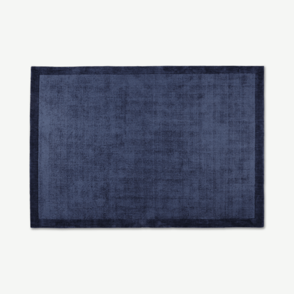 Jago vloerkleed, 200 x 300 cm, inktblauw