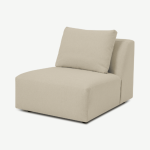 Jacklin modulaire stoel, lichtbeige gerecyclede stof